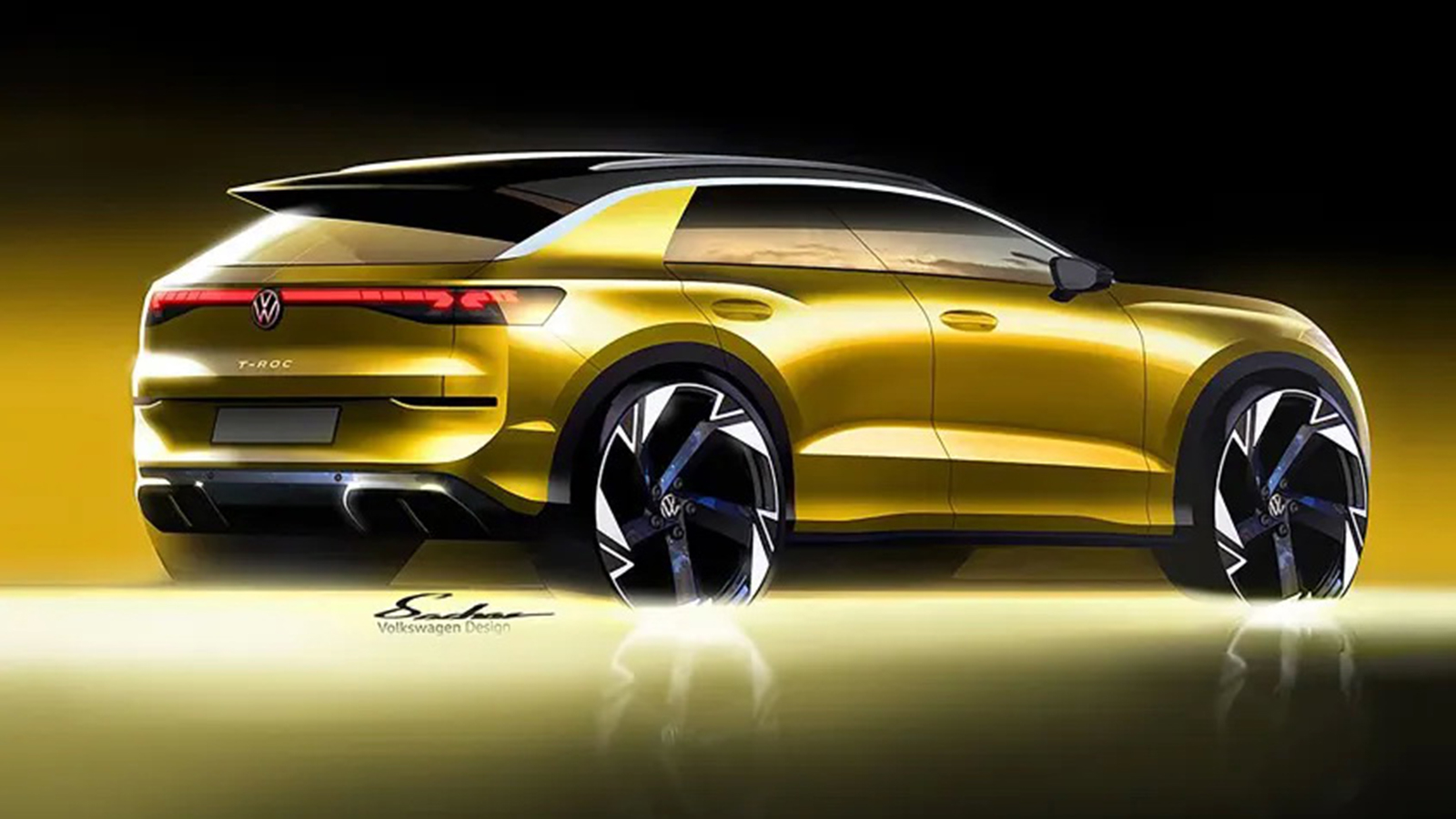 Volkswagen T-Roc: Τα επίσημα σκίτσα της νέας γενιάς